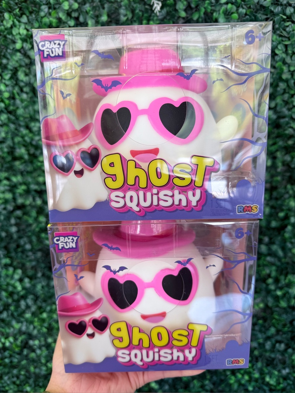 👻 2 RMS Crazy Fun Ghost Squishy Girl Pink Hat Halloween 2026 NIB Viral RARE